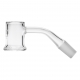 Flat Top Quartz Glass Banger SG14 (Black Leaf)