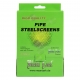 Pipe Screens Stainless Steel 25mm 100pcs (Black Leaf)