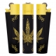 Lighter Metal Yantra Weed incl. Giftbox (Clipper)