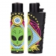 Lighter PVC Cover Trippy Alien (Clipper)