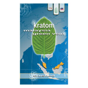 Kratom Malaysia Green Vein Crushed - Energizing and mood-boosting crushed kratom leaf