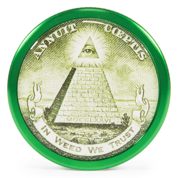 Metal Grinder 2-Part 50mm (Black Leaf) - Image 2