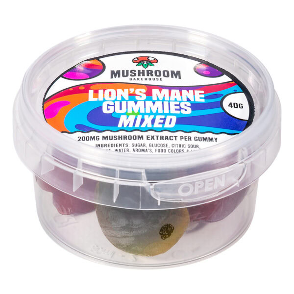 Mushroom Gummies Lion's Mane 200mg (Mushroom Bakehouse) - Image 2