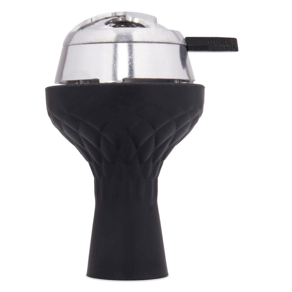 Shisha Bowl Sillicone With Metal Charcoal Container Black