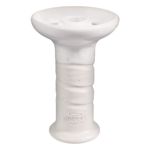Shisha Clay Bowl Phunnel Soft Touch White (Hookain)