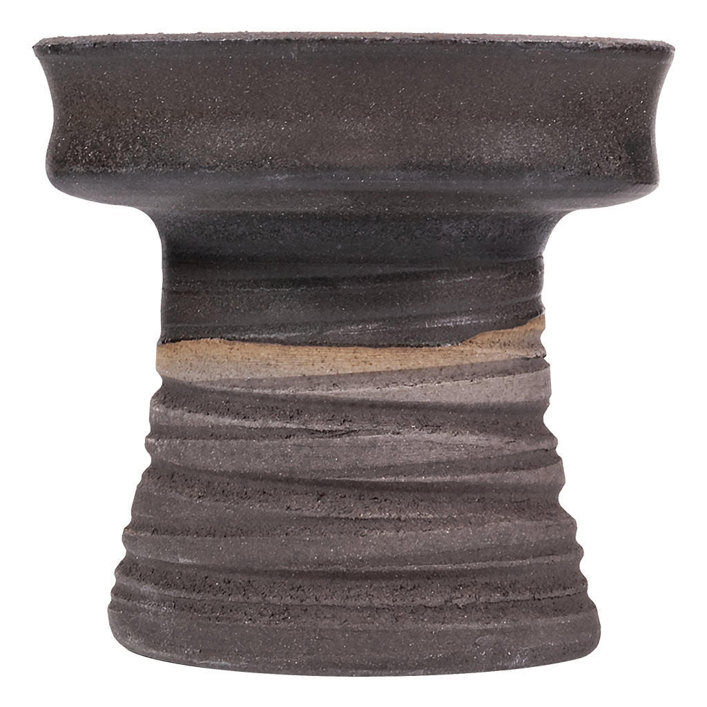 Shisha Clay Bowl Phunnel Player Noir Matt Black (KS Appo)