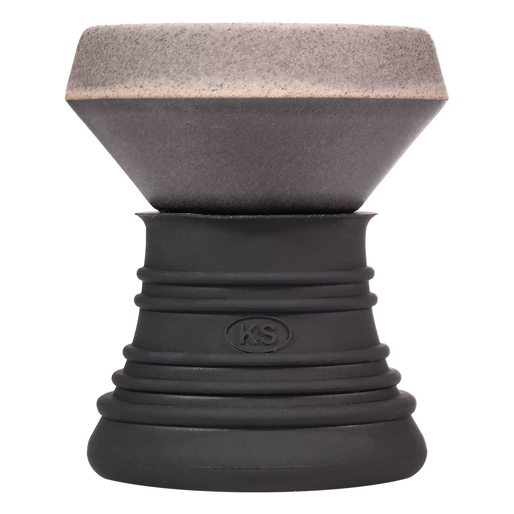 Shisha Clay Sillicone Bowl Matt Black (KS Appo)