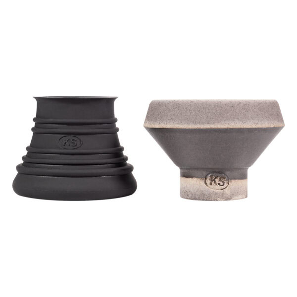 Shisha Clay Sillicone Bowl Matt Black (KS Appo)