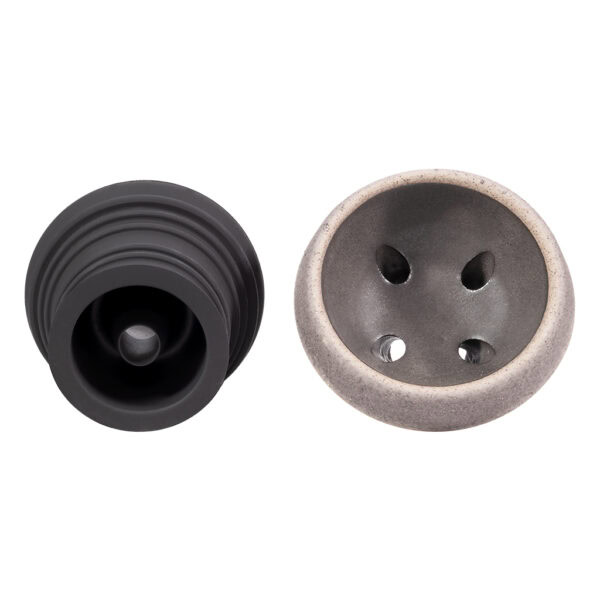 Shisha Clay Sillicone Bowl Matt Black (KS Appo)