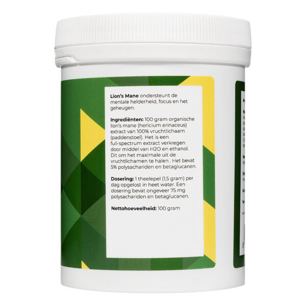 Lion's Mane Powder 100g (Fit 4 Seasons)