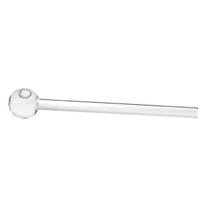 Glass oil pipe 15.5cm diameter 10mm, narrow concentrate pipe.