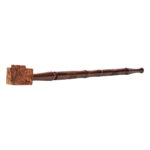 Rosewood Pipe Carved 28cm