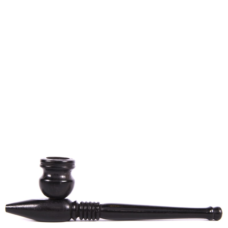 Ebony Wood Pipe 18cm