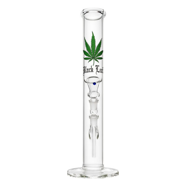 Glass Bong 40cm G52M (Black Leaf)