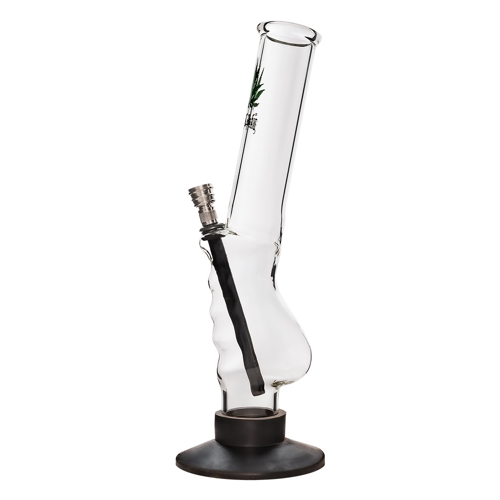 Glass Bong Joystick GR53M (Black Leaf)
