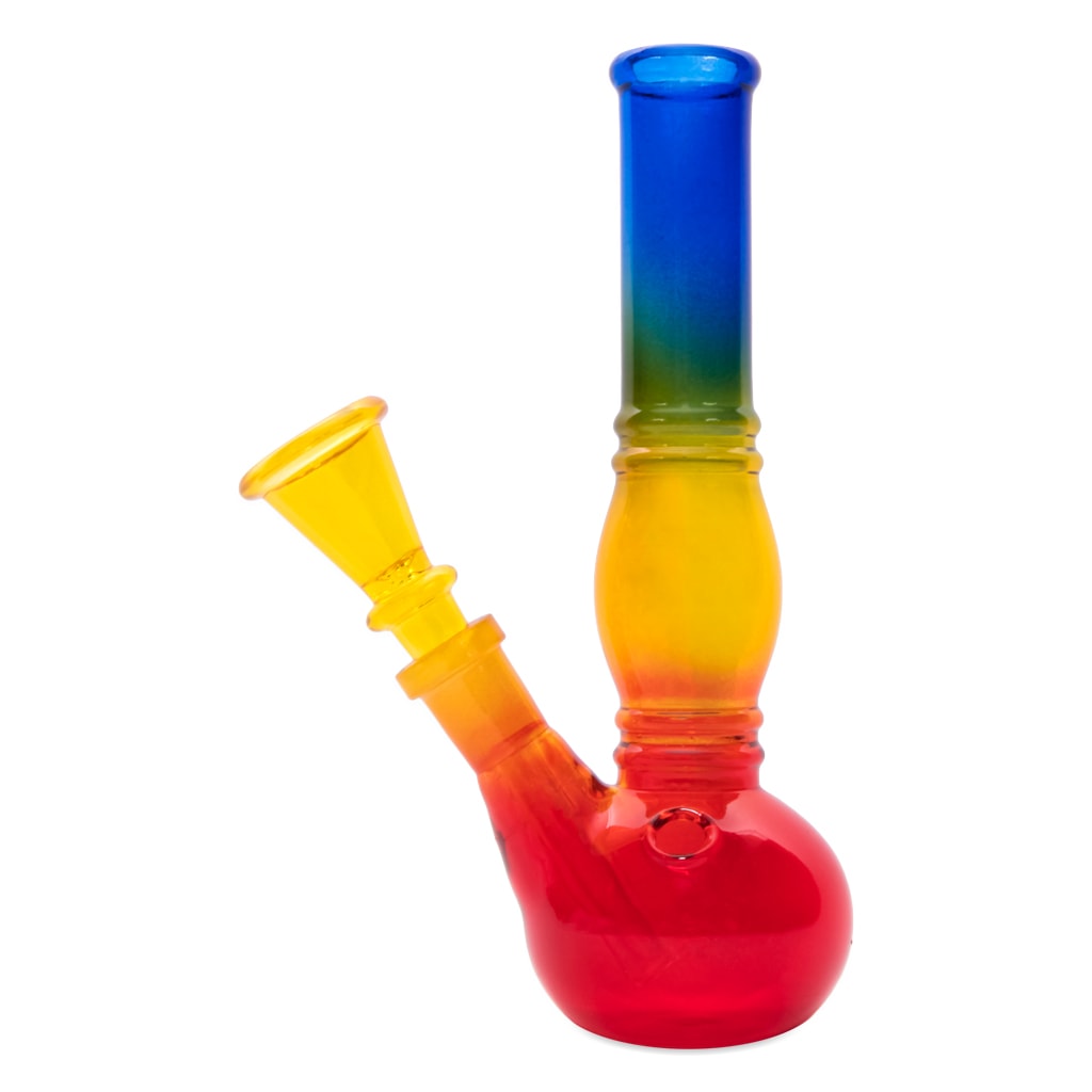 Glass Bong Rasta 18cm