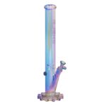 Glass Ice Bong Gear Rainbow Green Lilac SG 19-14 45