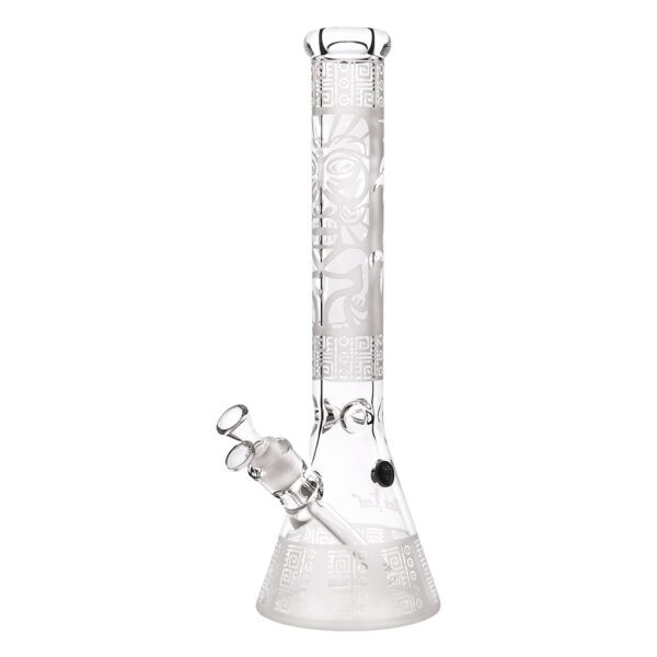 Tiki Beaker Bong Ice 41cm (Black Leaf)