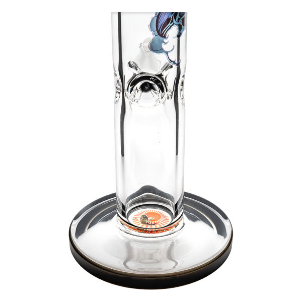 Cylinder Bong Ronin And Geisha with Accessoires 40,5cm (Black Leaf)