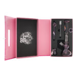 Bitch Bong 4-Arm Percolator 30cm with case (Black Leaf)