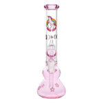 Bitch Bong 4-Arm Percolator 30cm with case (Black Leaf)
