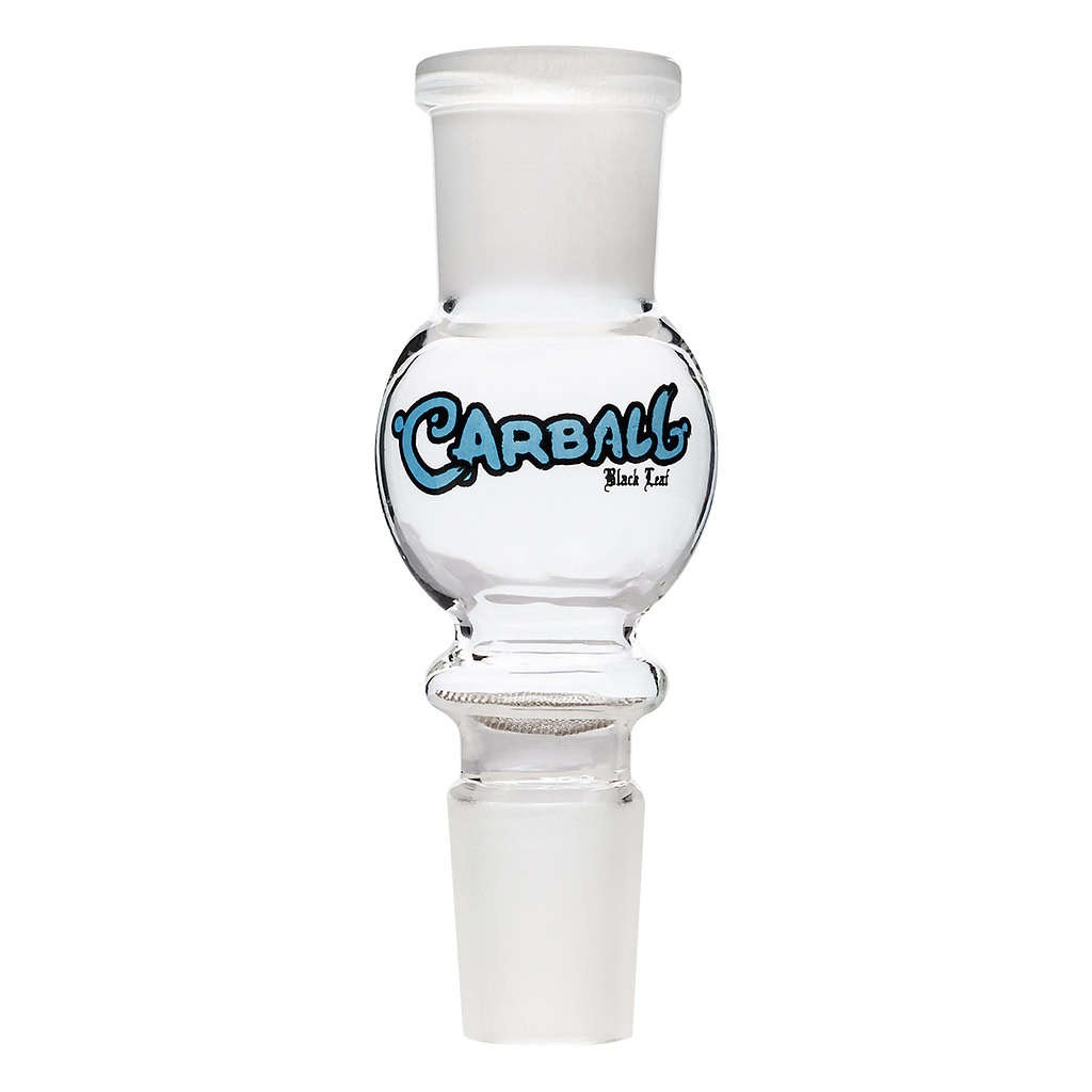 Borosilicate glass carbon filter chamber for SG19 bong