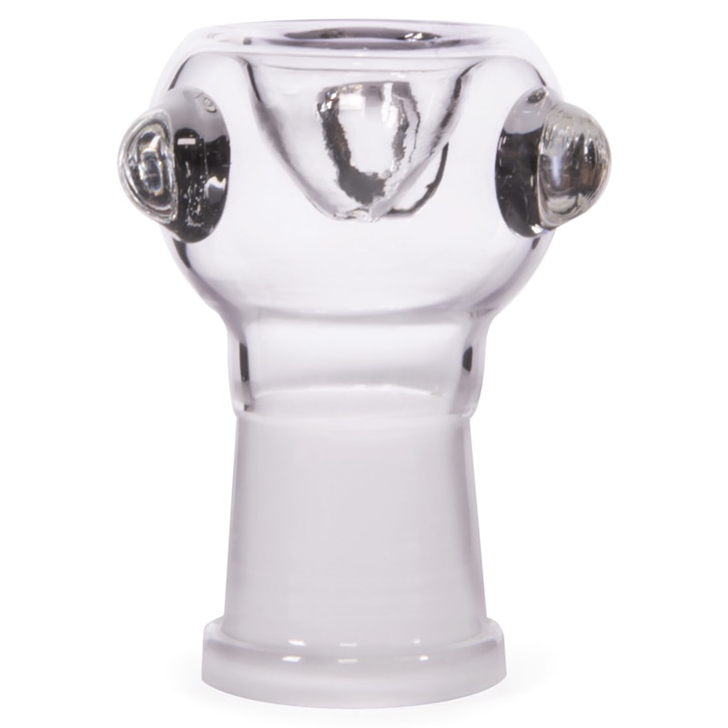 SG19F 18.8mm female glass bowl, dab rig to herb bong