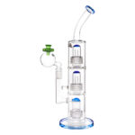 Glass Carb Cap Green (Black Leaf)
