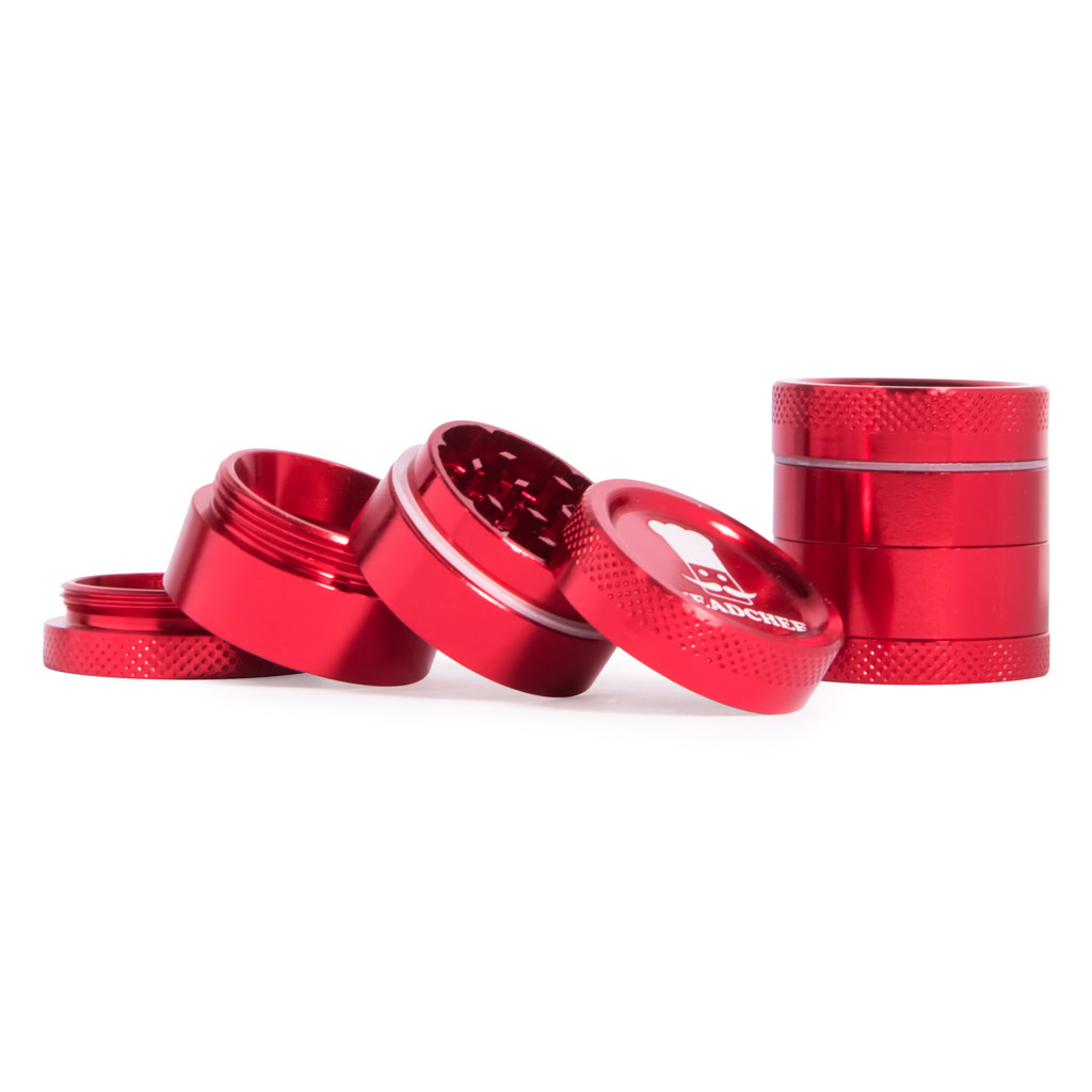 Grinder 4-Part 30mm Red (Headchef)