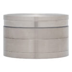 Stainless Steel Steely Dan Grinder 4-Part (Black Leaf)