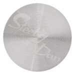 Stainless Steel Steely Dan Grinder 4-Part (Black Leaf)