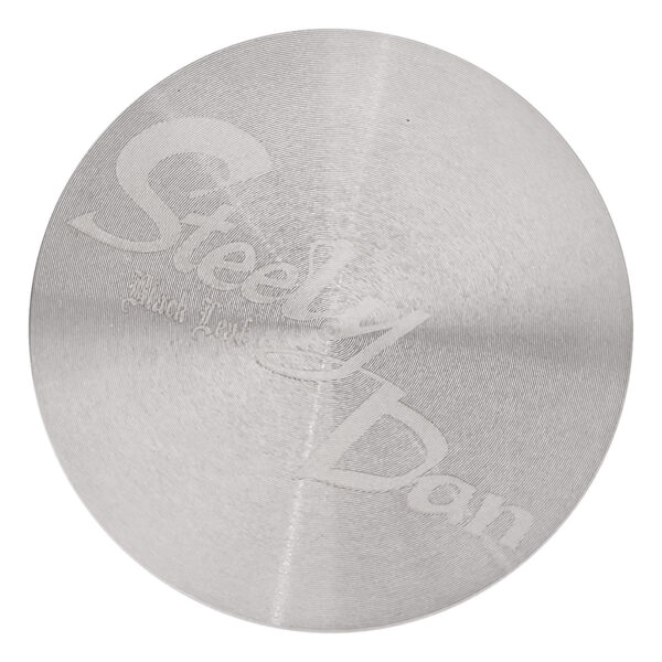 Stainless Steel Steely Dan Grinder 4-Part 38mm (Black Leaf)