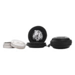 Stainless Steel Steely Dan Grinder 2-Part 39mm (Black Leaf)