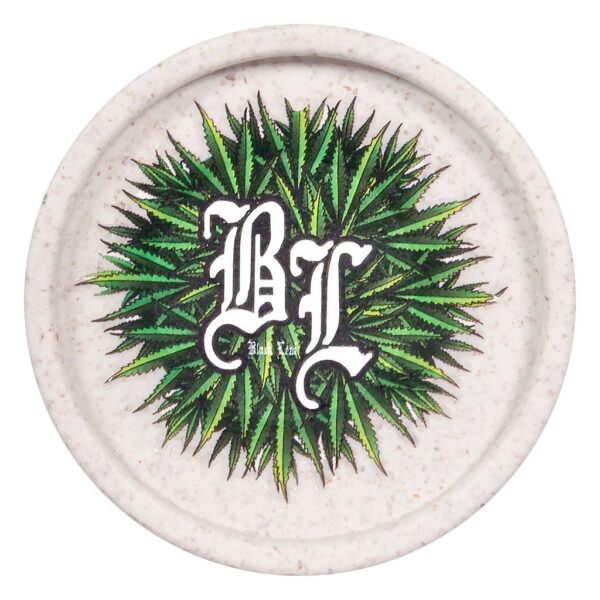 Hemp Plastic Grinder 2-Part 55mm (Black Leaf)