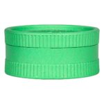 Hemp Plastic Grinder 2-Part 55mm (Black Leaf)