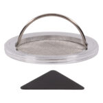 Wood Aluminum Grinder 4-Part 59mm (Black Leaf)