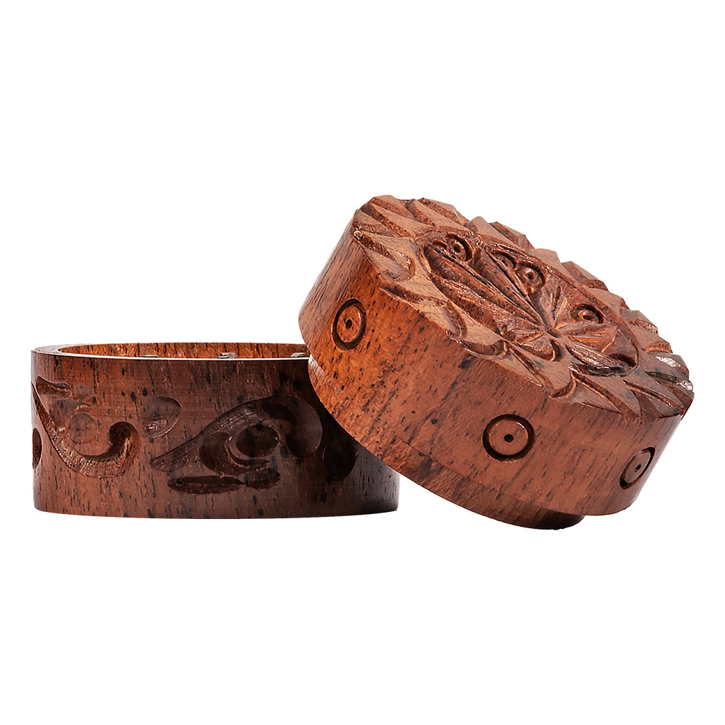 Rosewood Grinder Leaf 2-Part 33mm