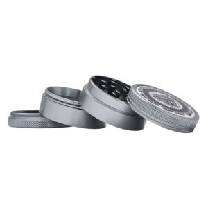Aluminium Grinder Valhalla 4-Part 50mm grinder with kief catcher.