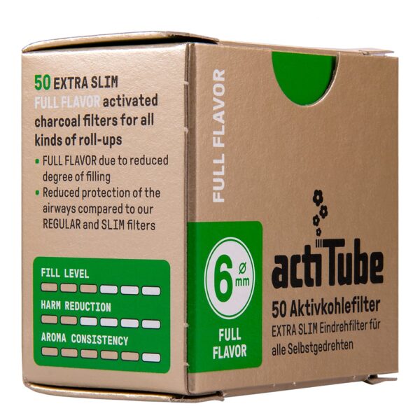 Activated Carbon Filters Extra Slim 50 filters (ActiTube)