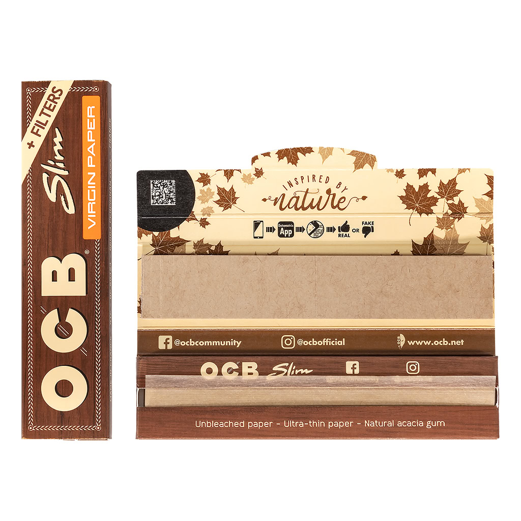 OCB Virgin Papers KS Slim with Tips (OCB)