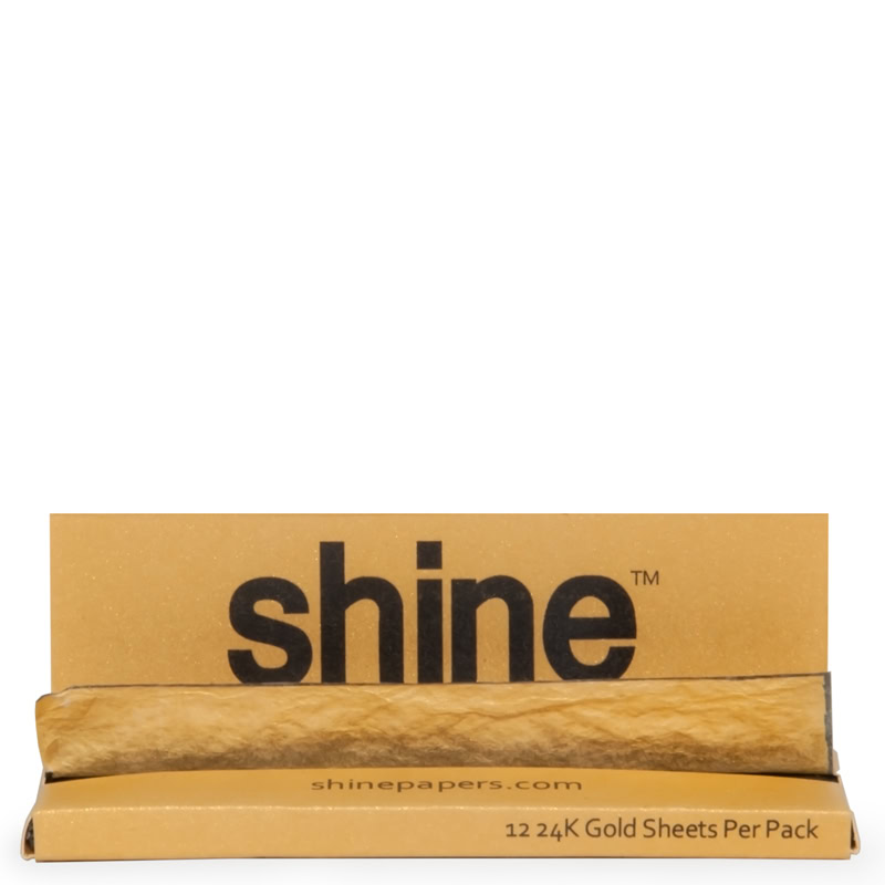 24K Gold Papers 1¼ (Shine) - 12 Papers
