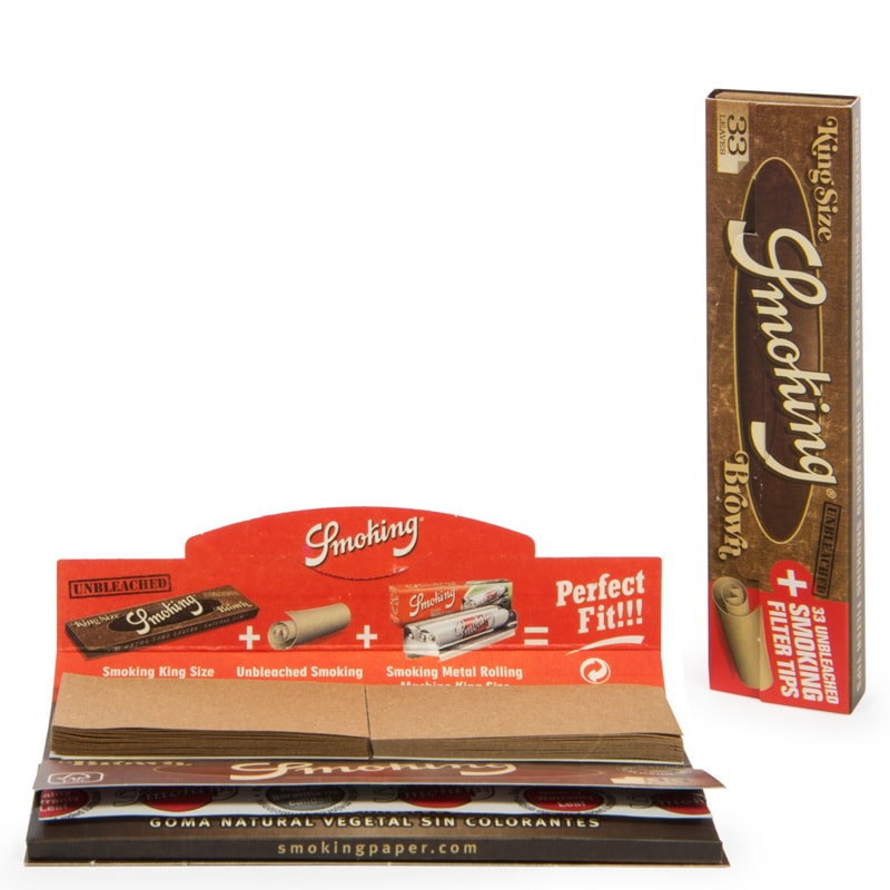 Smoking King Size Brown & Filters
