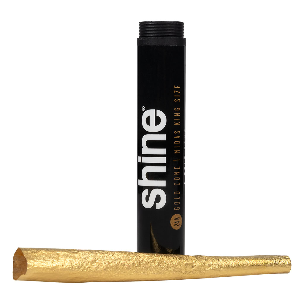 24K Gold King Size Cone (Shine)