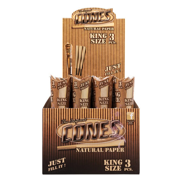 Cones Natural King Size 3 pcs (Cones)