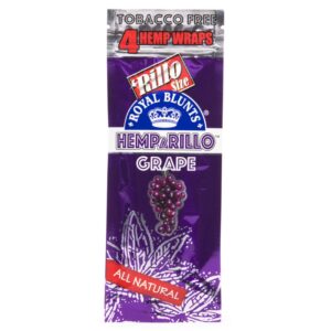Hemparillo Hemp Blunts Grape nicotine free hemp wraps.