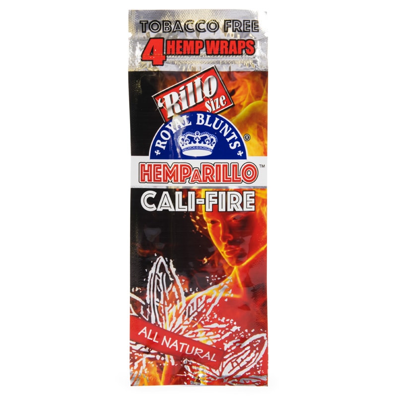 Hemparillo Hemp Blunts Cali-Fire vegan hemp wraps.