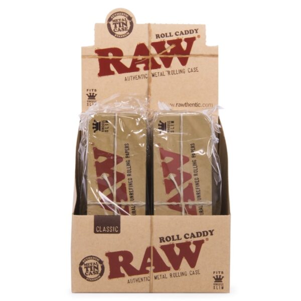 Raw Tin Roll Caddy King Size