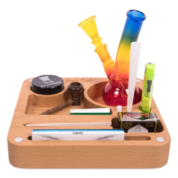 Beech Wood Joint Box By KRU M (Black Leaf)