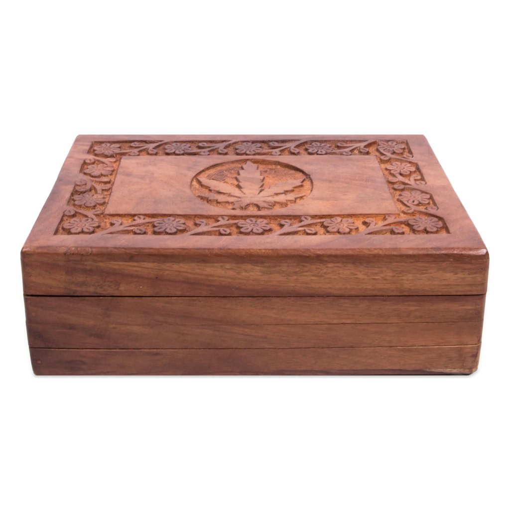 Wood Joint Box Flower With Secret Lock (Kavatza)
