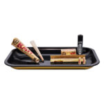 Metal Rolling Tray 275x175mm Matt Black RAW